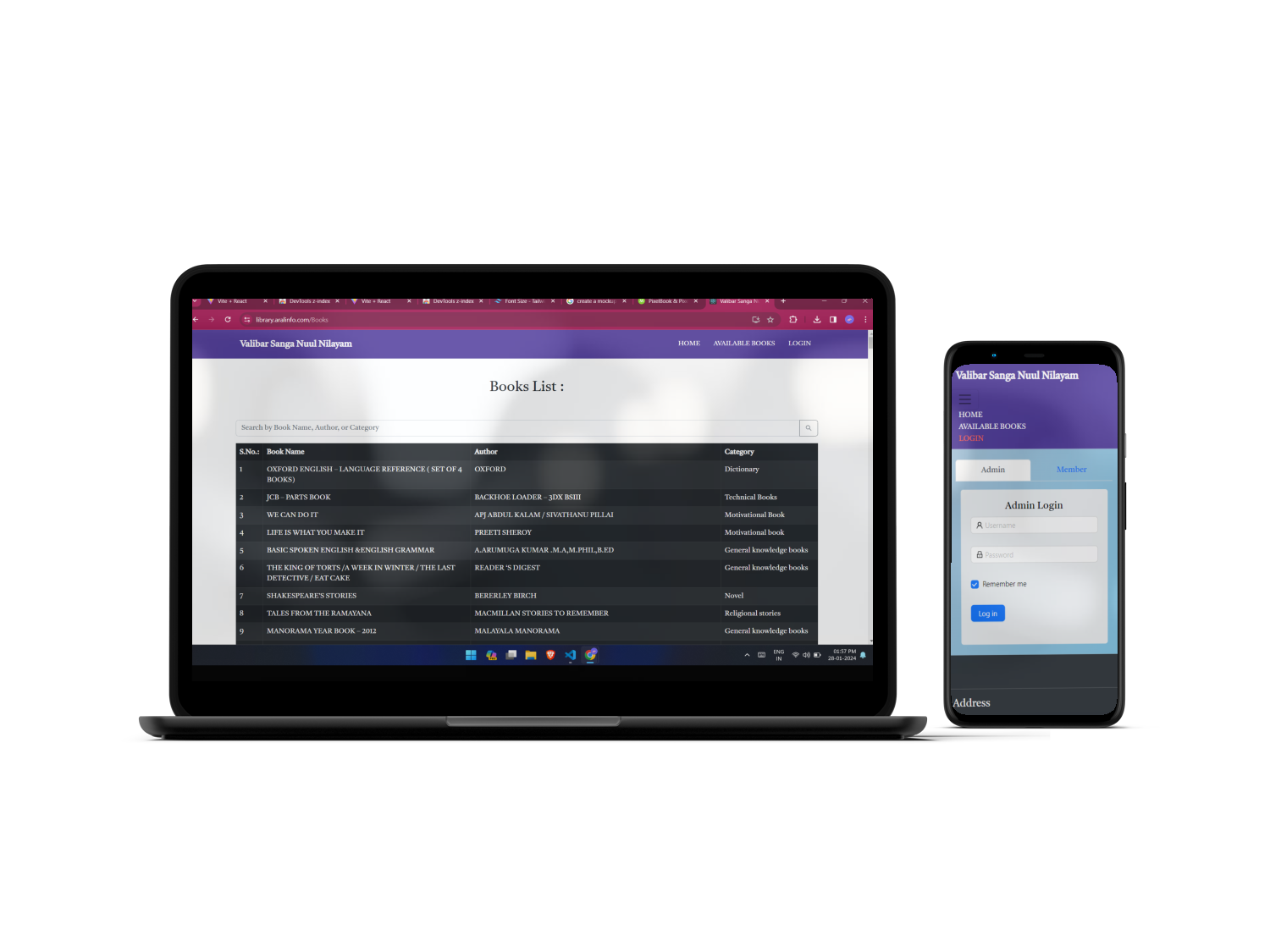 RealTime Library Management